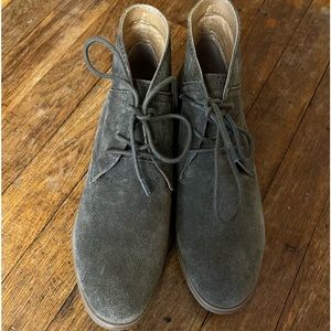 Franco Sarto Suede Chukka Booties